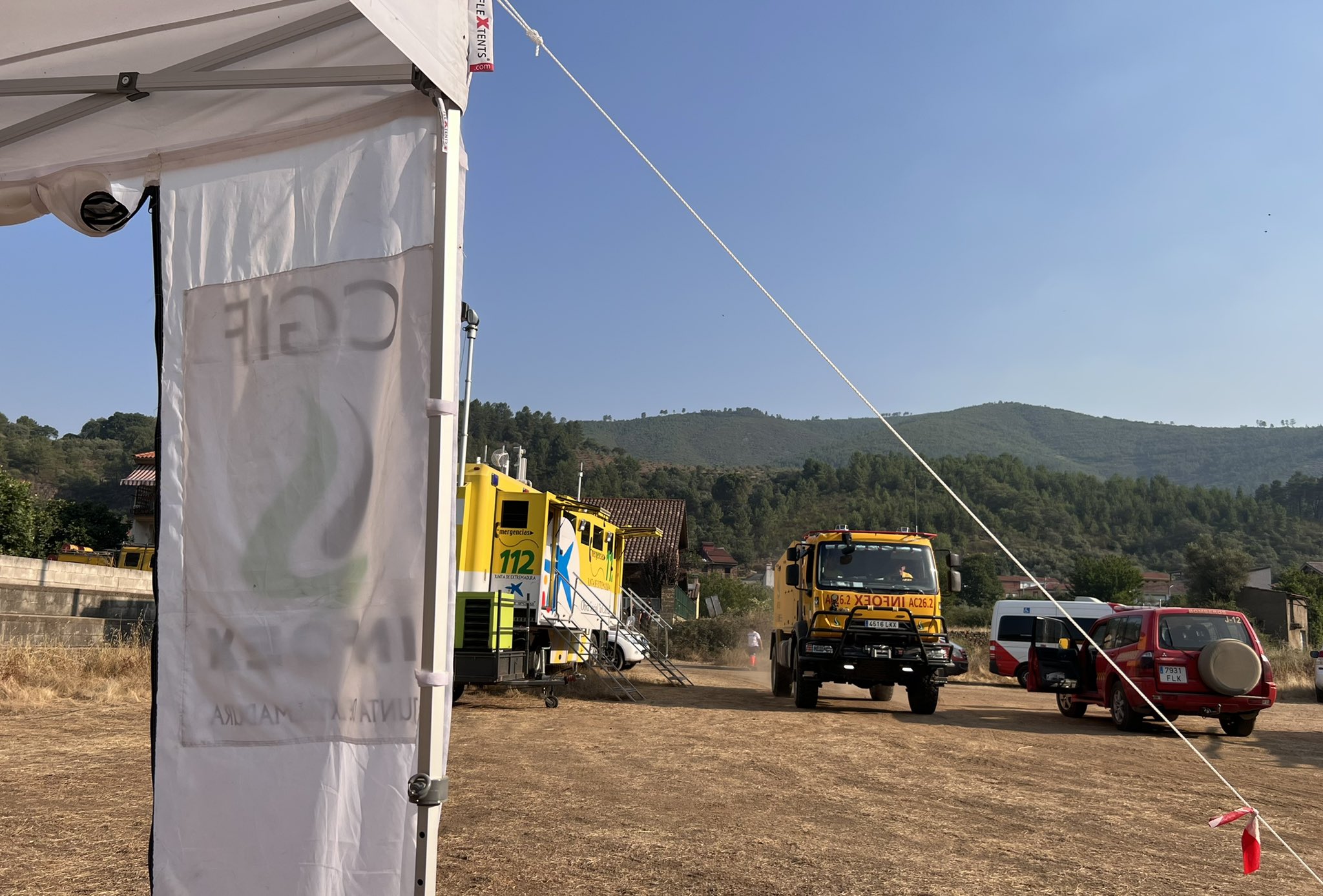 Actualización de medios en el incendio de la zona de Ladrillar