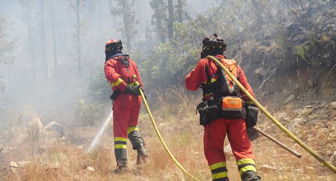 Llegan buenas noticias acerca de los incendios en el norte extremeño