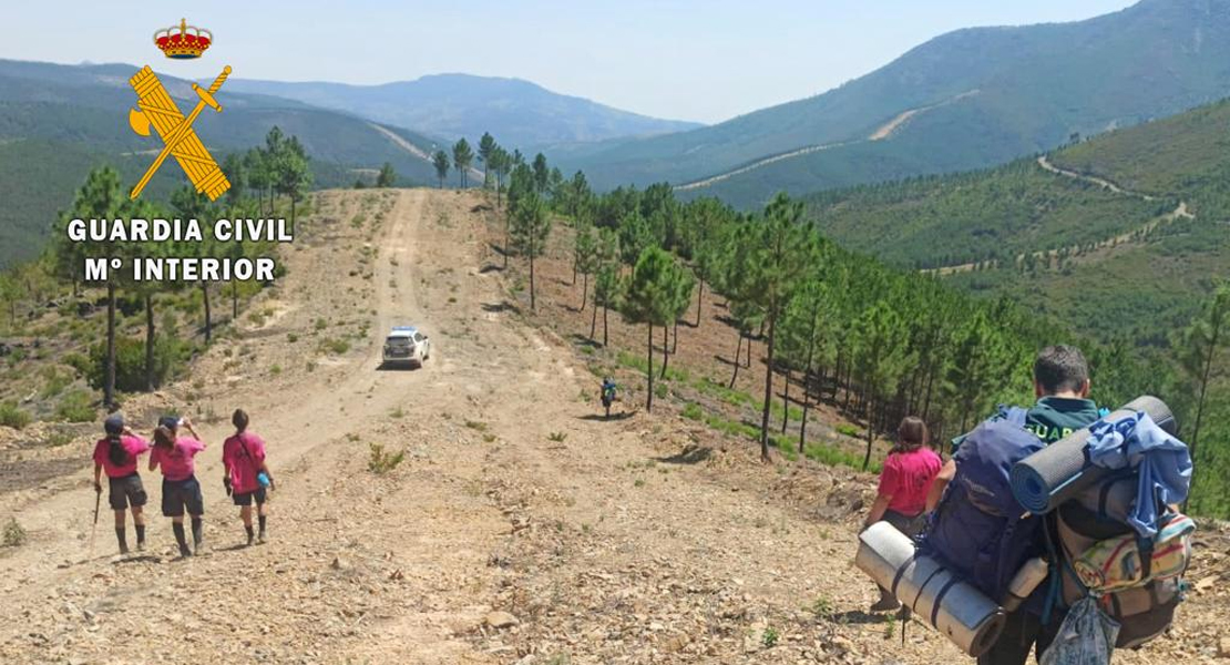 Una monitora se pierde con cinco menores en plena sierra extremeña