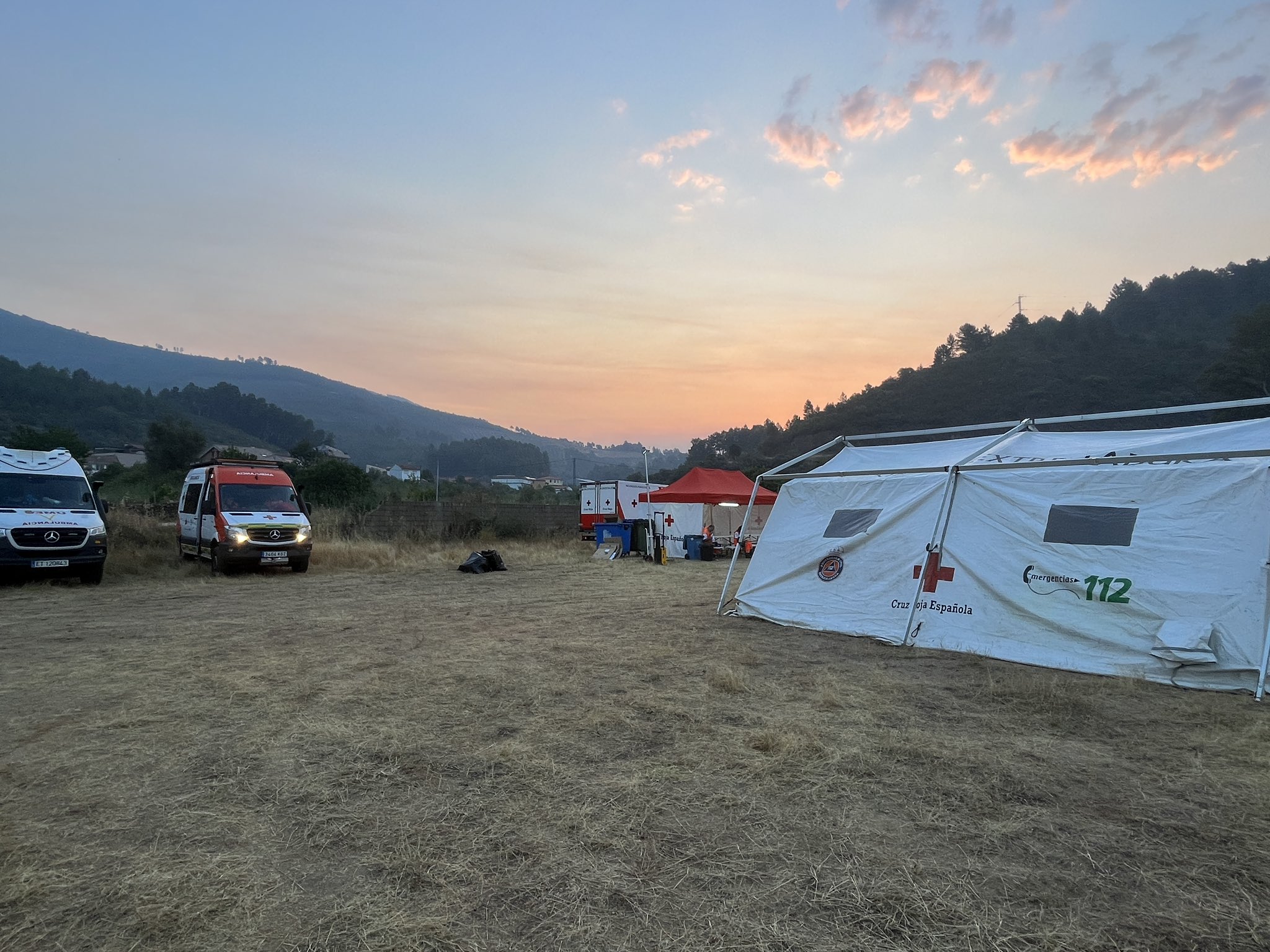 Comienzan los relevos de los equipos de Cruz Roja Extremadura