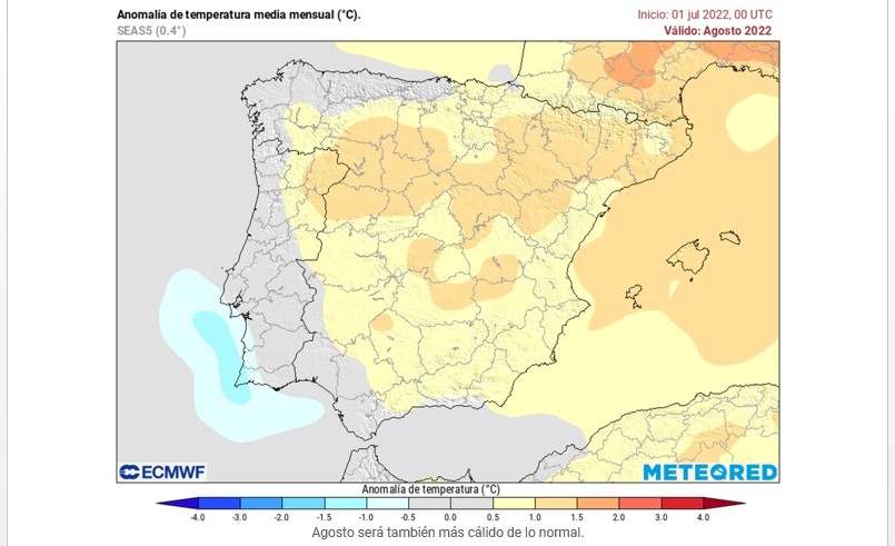 Avance Meteored: “Agosto podría ser muy cálido y prolijo en tormentas”