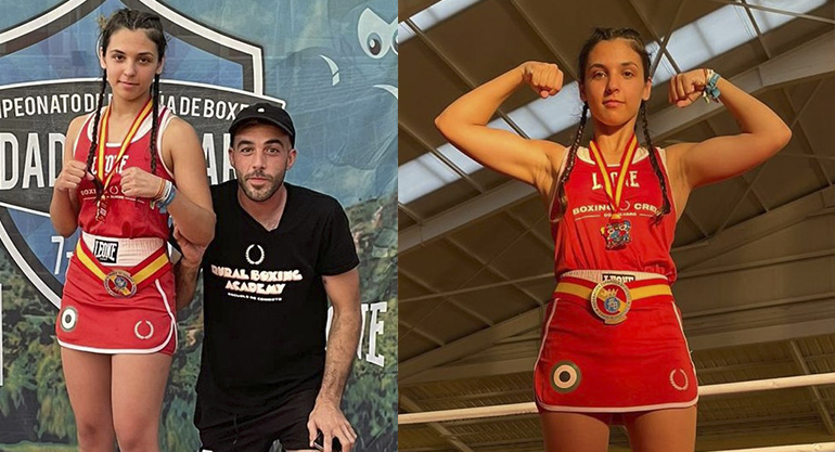 La extremeña Xurima Acosta revalida el título de campeona de España de Boxeo