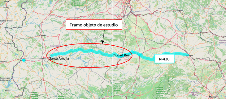 Estudio informativo para el acondicionamiento de la N-430