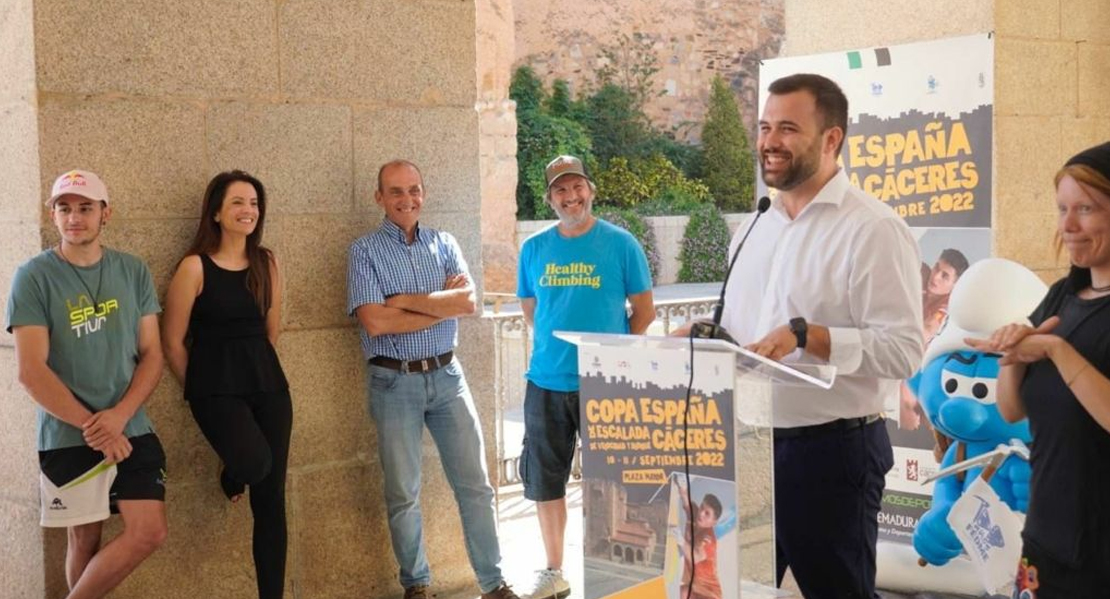 La Plaza Mayor de Cáceres acogerá una cita de la Copa de España de Escalada