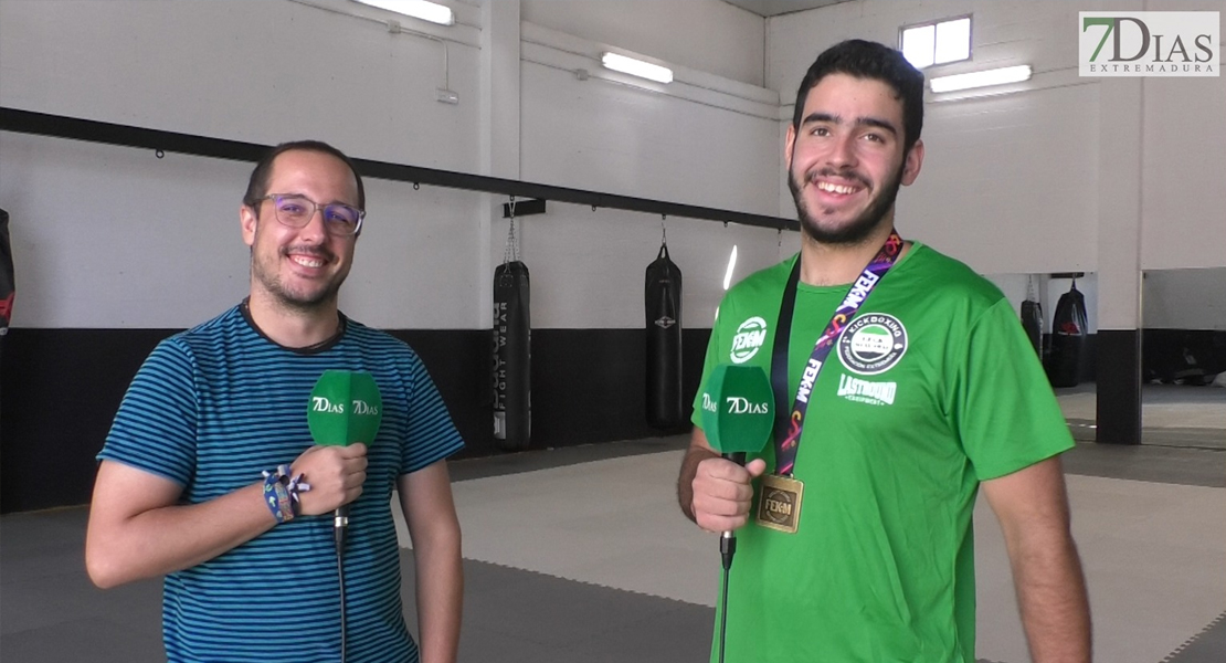 El extremeño Marcos González doma su tigre interior gracias al Kickboxing