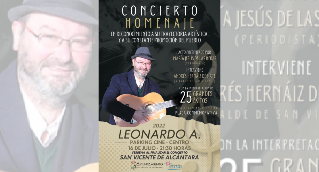 San Vicente rinde homenaje a Leonardo A.