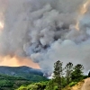 Espeluznantes imágenes del incendio de Las Hurdes