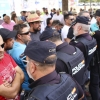 Imágenes de la tractorada del campo extremeño a su llegada a Badajoz