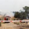 Incendio forestal en San Isidro (Badajoz)