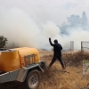 Incendio forestal en San Isidro (Badajoz)