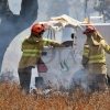 Un incendio sorprende a los vecinos del Coto del Manantío