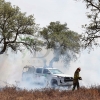 Un incendio sorprende a los vecinos del Coto del Manantío