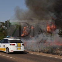 Segundo incendio de la tarde cerca de Badajoz: activan el nivel 1 de peligrosidad