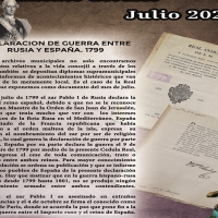 Cáceres - Queda expuesta la declaración de Guerra de Rusia a España