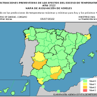 El 112 activa el nivel naranja en la provincia de Badajoz