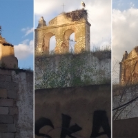 Un convento emeritense entra en la &#39;Lista Roja&#39;: &quot;La vegetación cubre el suelo y las paredes&quot;
