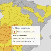 Extremadura en alerta naranja por altas temperaturas hasta el lunes