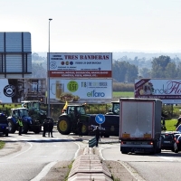 Los tractores de los agricultores extremeños no podrán entrar en Badajoz