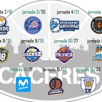 El Cáceres Patrimonio ya conoce su calendario para la temporada 2022 - 2023