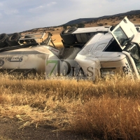 Un camionero se accidenta en la Nacional 432 (BA)