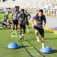 Imágenes del inicio de la pretemporada del CD. Badajoz