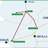 ADIF mejorará varios puentes de la línea férrea Zafra-Huelva