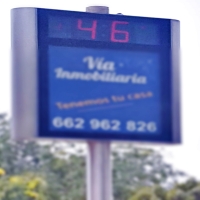 Olivenza y Badajoz se acercan a los 46 grados