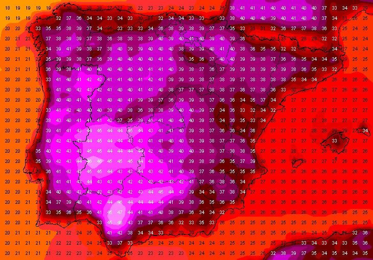 Las temperaturas subirán de los 45 grados en Extremadura