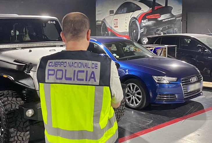 Detenido tras blanquear dinero a través de la compraventa de coches de lujo