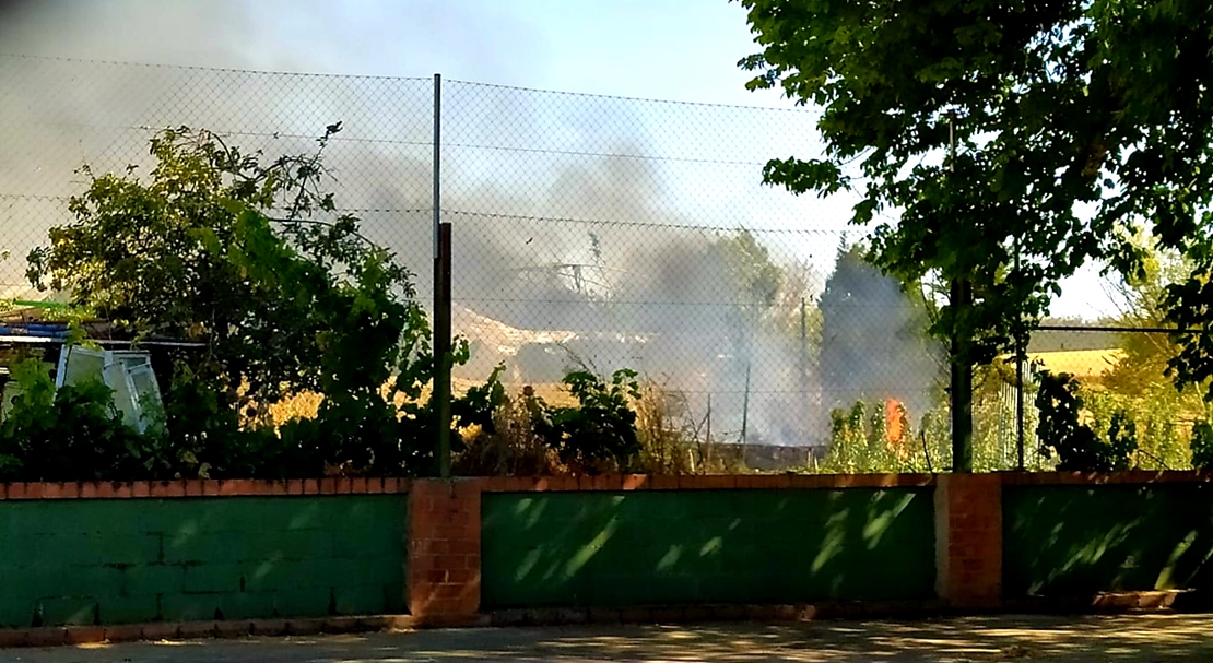 Arde un vivero en Badajoz, Ya han detenido al pirómano