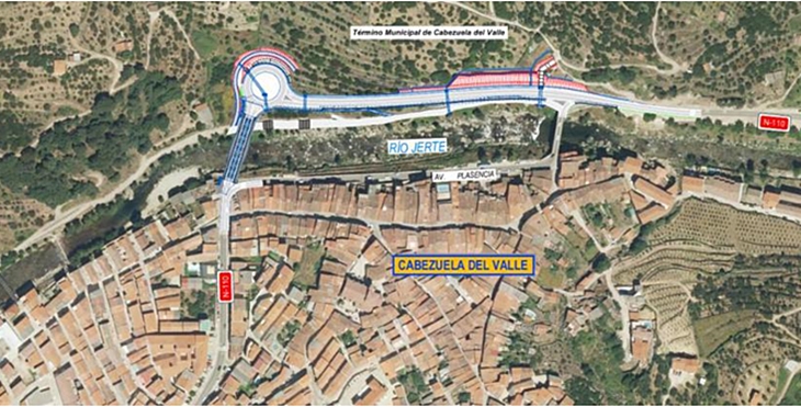 Construcción de un nuevo puente en el Valle del Jerte