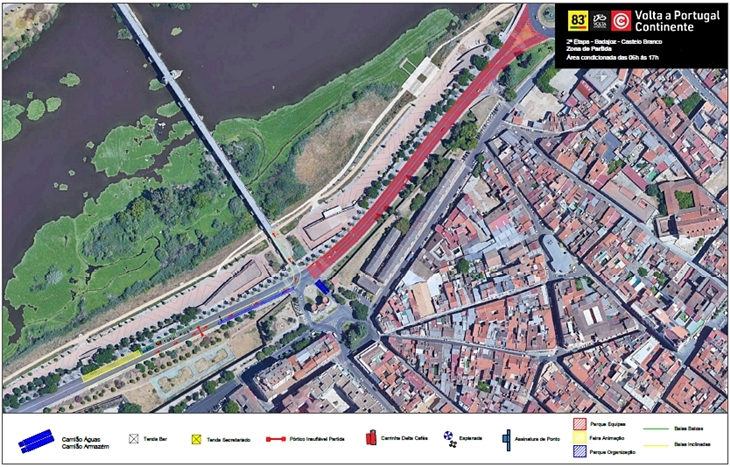 Cambios en la etapa de Badajoz de la Volta a Portugal 2022
