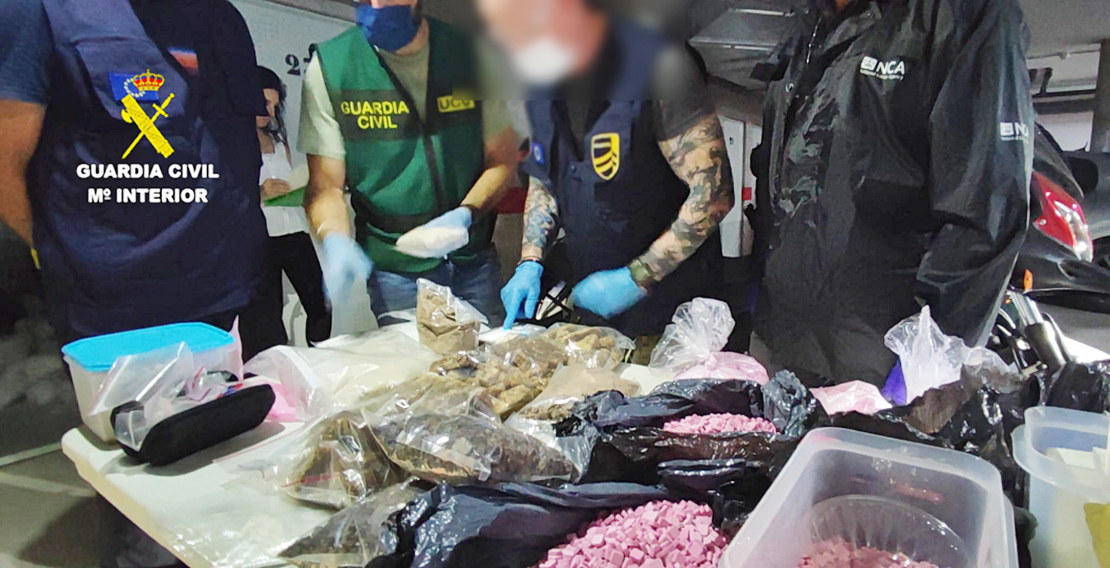 Intervienen la mayor cantidad de cocaína rosa aprehendida en España