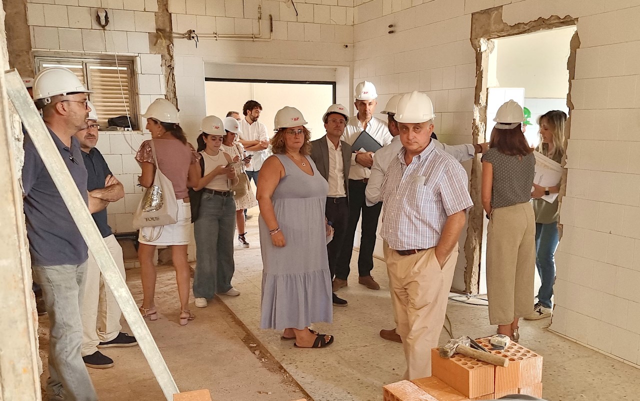 Así avanzan las obras en la residencia universitaria Hernán Cortés de Badajoz