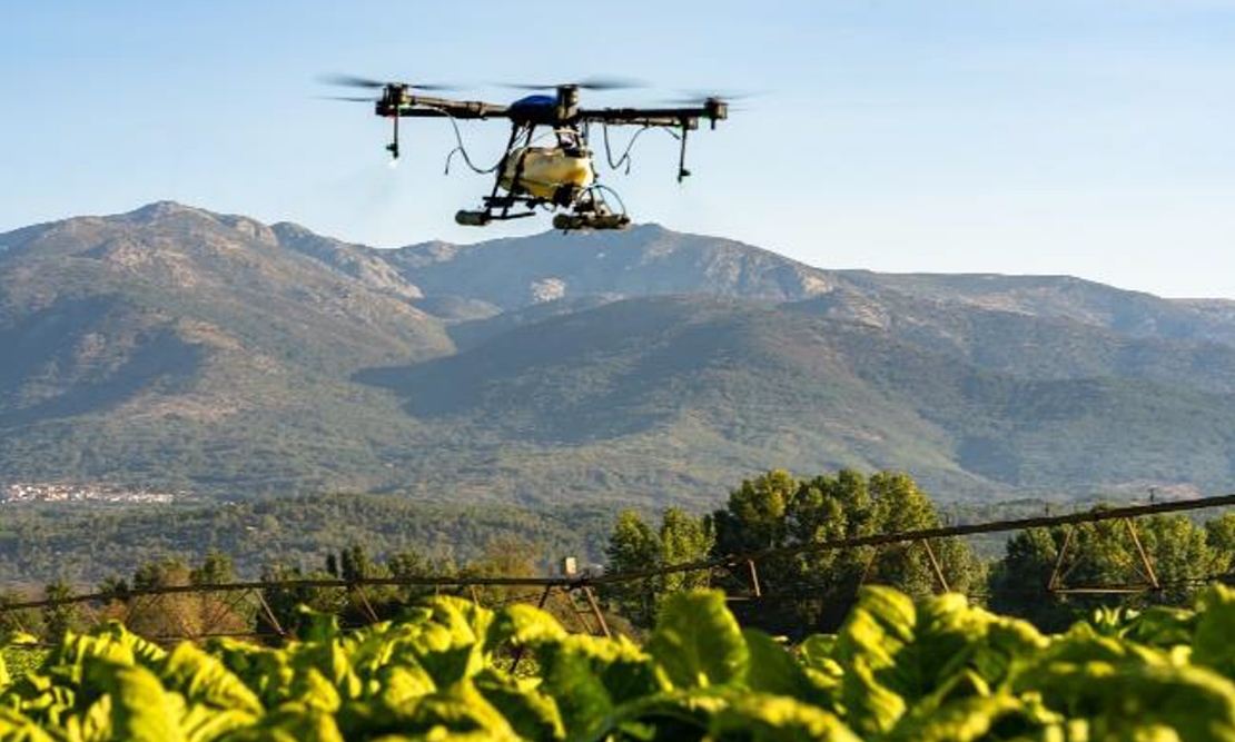 La agricultura de precisión con drones se afianza en Extremadura