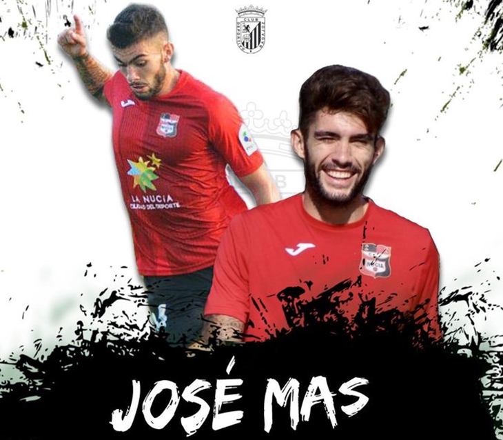 José Mas, nuevo fichaje del Club Deportivo Badajoz