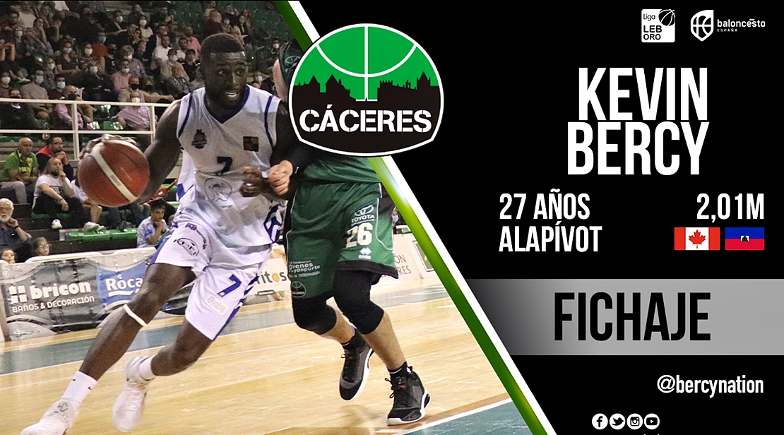 El Cáceres Patrimonio ficha a Kevin Bercy