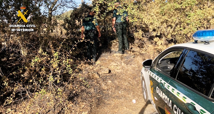 Localizan a dos menores que provocaron un incendio en la provincia de Cáceres