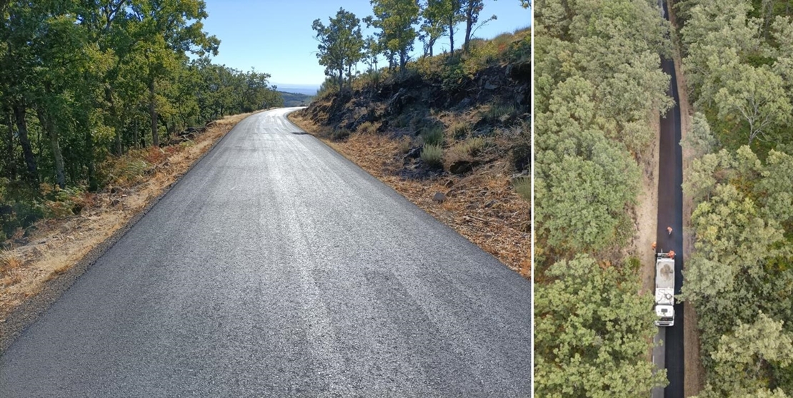 Dejan preparadas las carreteras extremeñas por donde pasará la Vuelta Ciclista a España