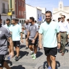 La plantilla del CD. Badajoz visita varios de los monumentos más emblemáticos de la ciudad