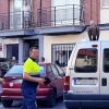 Rescatan a un buitre leonado de las calles de Plasencia