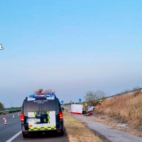 Podría ir a prisión por causar la muerte de un hombre al caer encima de su coche en la EX-A1