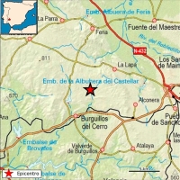 Terremoto en la provincia de Badajoz