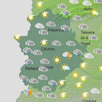 Lluvia y tormentas de verano este fin de semana en Extremadura