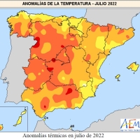 Julio de 2022, el mes más cálido en España desde que hay registros