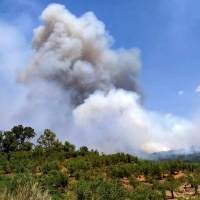 Estabilizado el incendio de Santibáñez el Alto (CC)
