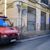 Accidente laboral en pleno centro de Badajoz