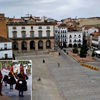 Pretenden abarrotar la Plaza Mayor de Cáceres para bailar la jota