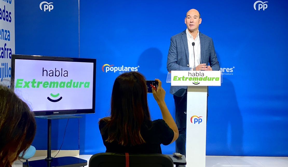 El PP pide al PSOE que “saque sus manos de Canal Extremadura”