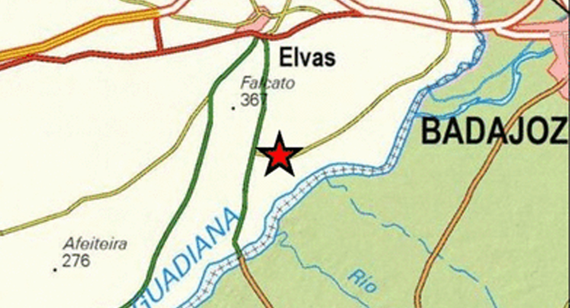 Terremoto muy cercano a Badajoz